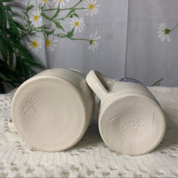 Vintage 80s Troy Amastar pastel pitcher coffee mug - Picture 5 of 5